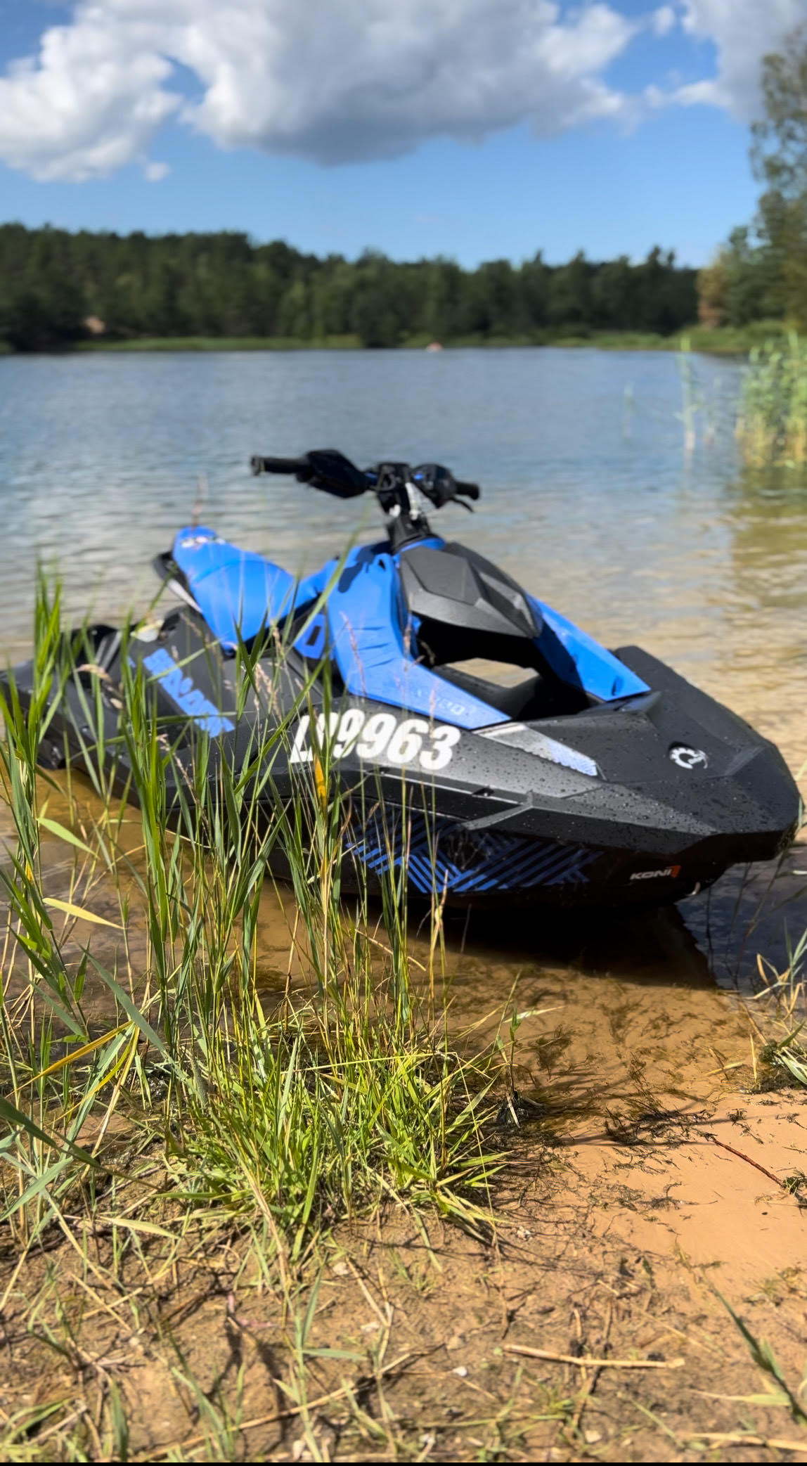 Sea-Doo Spark Trixx ūdens motocikls uz ūdens Rīgā